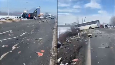 JEZIV sudar kamiona i autobusa, ima povređenih (VIDEO, FOTO)