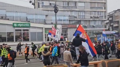 U koloni sa studentima i porodica Stanike Gligorijević (FOTO/VIDEO)