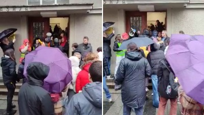 Zborovi roditelja Pete gimnazije: Grupa huligana ispisala grafite na zgradi škole Zborovi roditelja Pete gimnazije: Grupa huligana ispisala grafite na zgradi škole