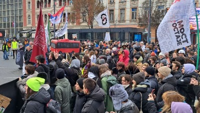 Sindikati: Protest organizovali radnici GSP, Antić stao uz Šapića