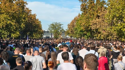 Bivši kapiten Zvezde podelio snimak nepregledne kolone iz Novog Sada (VIDEO)