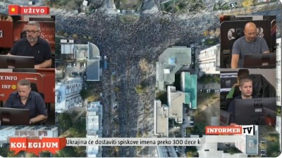 "Ne taj snimak": Pukla propaganda Informera UŽIVO! Hteli da ponize komemorativni skup u NS, kad ono... (VIDEO)