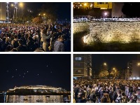 Završen skup u Novom Sadu: Sa čamaca pušteno 16 lampiona, poslata i JAKA PORUKA (VIDEO, FOTO)
