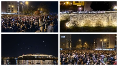 Završen skup u Novom Sadu: Sa čamaca pušteno 16 lampiona, poslata i JAKA PORUKA (VIDEO, FOTO)