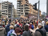 Završen studentski protest ispred Generalštaba: Građani poručili da neće dati narodno kulturno dobro (FOTO/VIDEO)