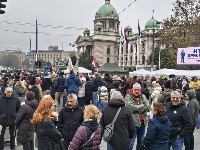 "Dijana, Dijana": Kolona studenata i građana sa protesta se vratila do Ćacilenda (FOTO/VIDEO)