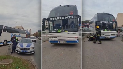 Haos u Novom Sadu: Proveravaju Jaćimovićev autobus, građani najavili skup kako bi spasili vozilo (FOTO, VIDEO)