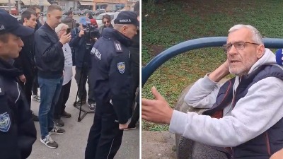 Policajci hteli da legitimišu Jaćimovića dok štrajkuje glađu - posle toga mu pozlilo (VIDEO)