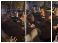 Studenti objavili snimak: Pogledajte kako policajac UDARA ŽENU u Novom Sadu (VIDEO)