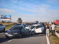Lančani sudar na auto-putu kod Beograda (FOTO)