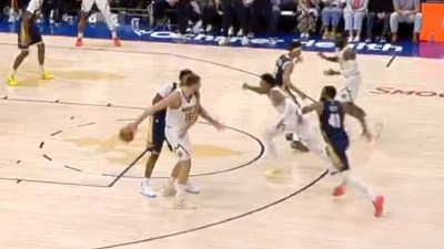 Gde je lopta? O Jokićevom potezu će se pričati (VIDEO)