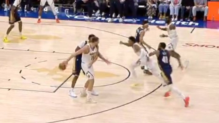 Gde je lopta? O Jokićevom potezu će se pričati (VIDEO)