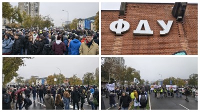 (UŽIVO) Počeo protest studenata i građana: Protestna šetnja posle 16 minuta tišine (VIDEO, FOTO)