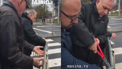 Ovako je opozicija probila ogradu Ćacilenda - potom su napadnuti (VIDEO)