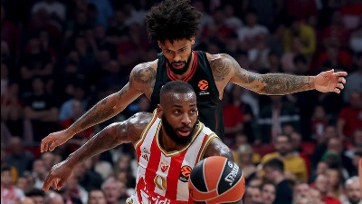 SPEKTAKL U ARENI Moćna Zvezda srušila Olimpijakos