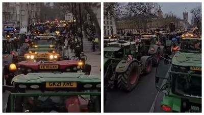 Paralisan grad: Poljoprivrednici blokirali prestonicu (VIDEO)