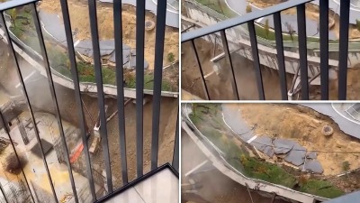 Građevinska inspekcija pre nedelju dana zatvorila gradilište: Gradonačelnik o saobraćajnici koja se urušila