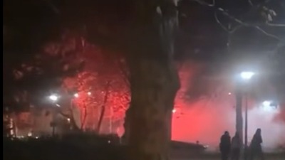 Tuča navijača Dinama i Zvezde u Vukovaru (VIDEO)