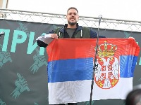 Štimac u Orašcu: Ne zanosite se da nema Crnog Đorđa, puna ih je Srbija, sve crnji do crnjega (VIDEO)