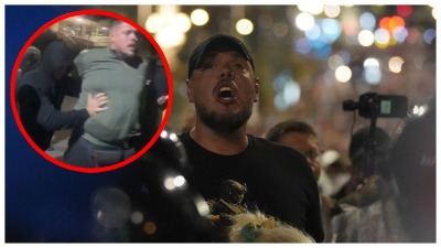 "Šta mu to radite": Novi snimak hapšenja Štimca, policajci sklanjali sve pred sobom (VIDEO)