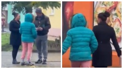 "TO MI TATA, BRE": Snimljen slučaj kupovine glasova ispred biračkog mesta u Sečnju (VIDEO)