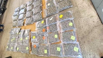 Hapšenje na graničnom prelazu - nađeno 43 kg marihuane (FOTO)