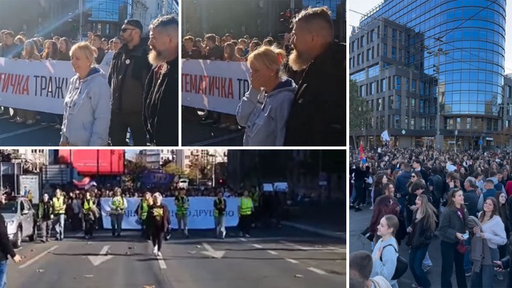 Dijana Hrka u suzama: Dobila podršku od beogradskih gimnazijalaca (VIDEO)