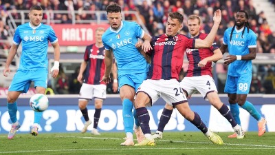 Kiks šampiona: Napoli poražen od Bolonje