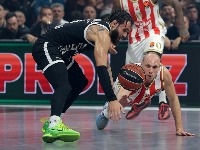 Tabela EL: Partizan zakucan za dno, Zvezda jedva u plej-inu (FOTO)