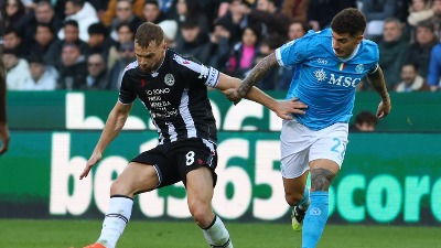 Udineze slavio: Vanja primio golčinu, Napoli se "raspao"