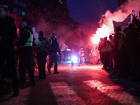 BODIROGA NA PROTESTU U NOVOM PAZARU: Gospodin ostaje gospodin (FOTO)