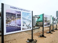 Prevrnuo se kamion s kranom na gradilištu mosta na Savi