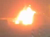 Haos kod Bubanj potoka: Automobil gori nasred puta (VIDEO)