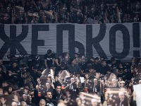 "Obradović Željko" se orilo u Ljubljani: Grobari sipali uvrede na račun Ostoje MIjailovića