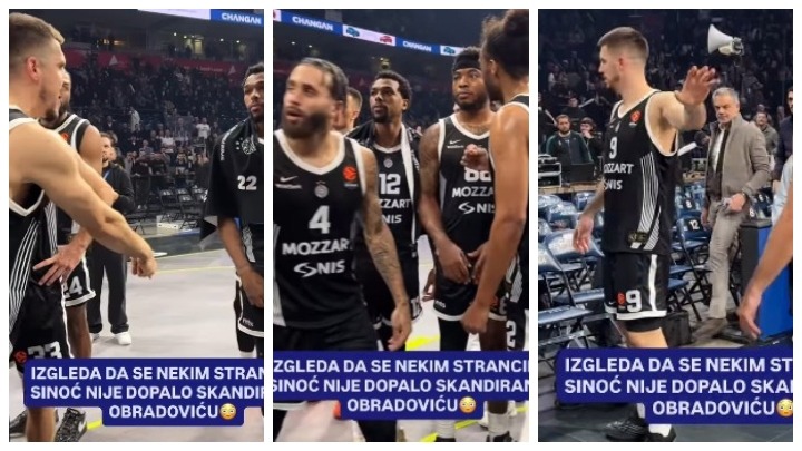 SVI BRUJE O REČIMA PARKERA: Detalji sukoba, evo šta se dešavalo na parketu dok su navijači skandirali "Obradović Željko" (VIDEO)