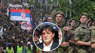 GAŠIĆ SE HVALI RENOVIRANIM VOJNIM OBJEKTIMA Da li će i studenti u blokadi u vojsku?