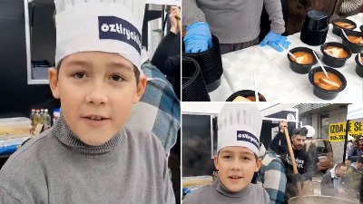 Dečak velikog srca: Gavrilo (9) kuva za studente (VIDEO)