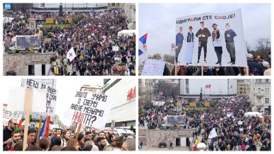 Popunjen glavni gradski trg u Nišu: Zna se gde će biti sledeći protest (VIDEO, FOTO)