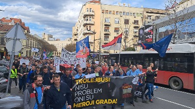 "MUP naložio da se u potpunosti obustavi javni prevoz u Beogradu"