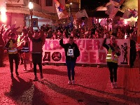 "Kragujevac do pobede!": Grocka dočekala studente-maratonce (FOTO/VIDEO)