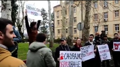 Studenti iz Banjaluke stali uz beogradske kolege (VIDEO)