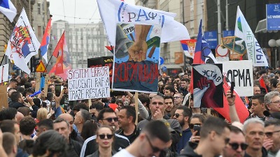 Student sa protesta: Pet dana nakon zvučnog napada i dalje tegobe