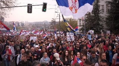 "Hajde da zajedno probudimo Srbiju": Poruka studenata sa Slavije