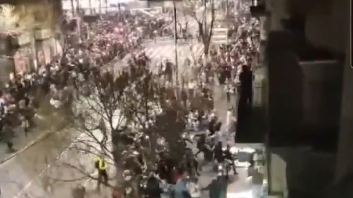 Trenutak incidenta: "Upotrebljen "zvučni top", oružje koje poseduje bezbednosni sistem Srbije" (VIDEO)
