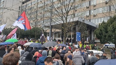 "Kol'ko košta obraz, Lončare": Studenti ispred Ministarstva (VIDEO)