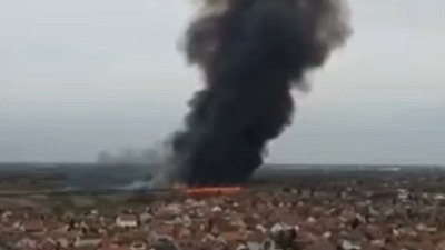 Veliki požar u Novom Sadu (VIDEO)