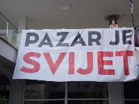 Građani stižu u Novi Pazar, gužva na ulazu u grad