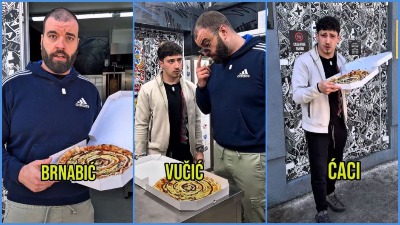 Vučić, Brnabić i Ćaci kao vlasnici picerije - HIT snimak (VIDEO)