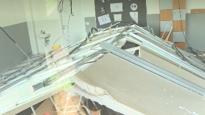 Opština Rača podnela krivičnu prijavu zbog pada plafona u školi