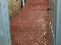Sportska hala POPLAVLJENA posle malo jače kiše (VIDEO)